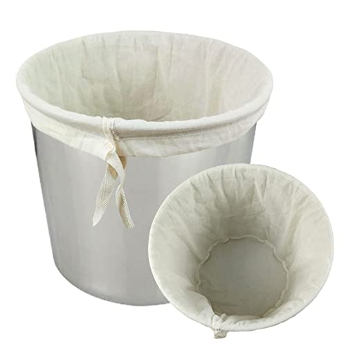 Sacchetto Fltro per Straining Riutilizzabile Coulisse in casa Sacchetto per birra per...