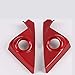 XITER 2pcs ABS Car Interior Front Door Speaker A-Pillar Cover Trim Accessories For Honda 10th Civic 2016 2017 2018 2019 2020 2021 (RED)