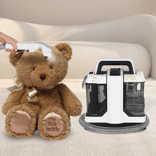 Cleaner Machine, Portable Carpet & Upholstery Couch Deep Cleaner 2 in 1 Handheld Rug Cleaner 11Kpa Strong Suction Carpet Shampoo Deep Cleaner Machine for Pets, Stairs, Car Seat Couch