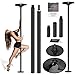 PRIOR FITNESS Palo Pole Dance da Casa - Kit Pole Dance-Asta da Ballo da 45 mm da 2,35 a 2,74 m, Regolabile in Aaltezza, 2 Modalità: Rotante/Statica, Portata Fino a 200 kg… immagine