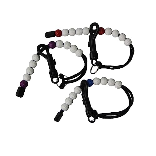 BESPORTBLE 8pcs Ball Style Bead Count Stroke Score Counter (Random) Golf Accessory Wrist Score Keeper Beads for Golf