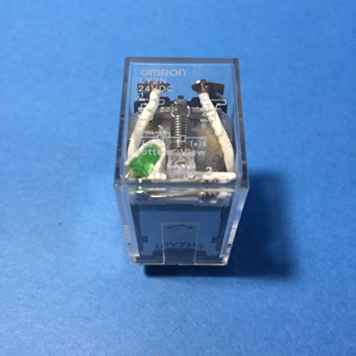 OMRON LY2N-DC24 10 AMP, 2 Poles, 24 VDC Coil, BI-Power Relay, General-Purpose, LY Series, Operation Indicator, Plug-in TERMINALS, Single Contact, Standard Model