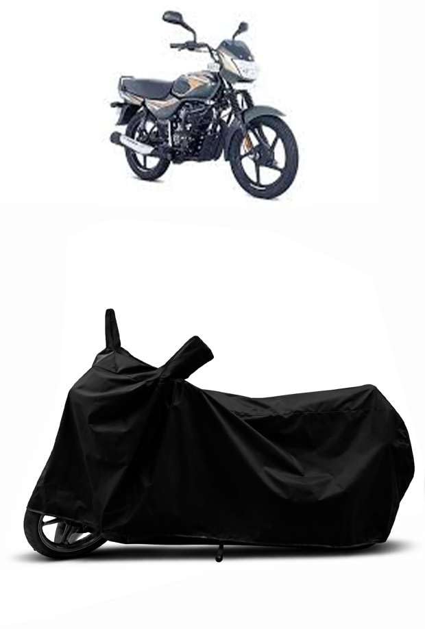 Image of Heavy Duty Waterproof Scooty & Bike Cover for Bajaj ct 100 - UV Resistant, Dustproof & Rain Protection, All-Weather Outdoor Cover for Bikes & Scooty with Buckle Straps