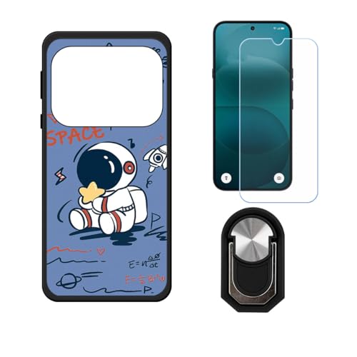 BMPNLSZ �K�p Nothing Phone 4A Pro�p+HD�����K���X�ɓK�����ėpTPU�P�[�X�A�V���J�Q���P�[�X�o���p�[�ی�o�b�N�P�[�X-�ɓK����9�d�x�X�N���C�u�h�~�X�N���[���v���e�N�^(6,83") + ���O���\�Ŕėp�I��360�x��]�\��