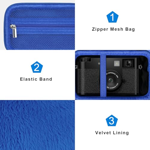 Funda para cámara compacta FUJIFILM X Half Azul miniatura 6