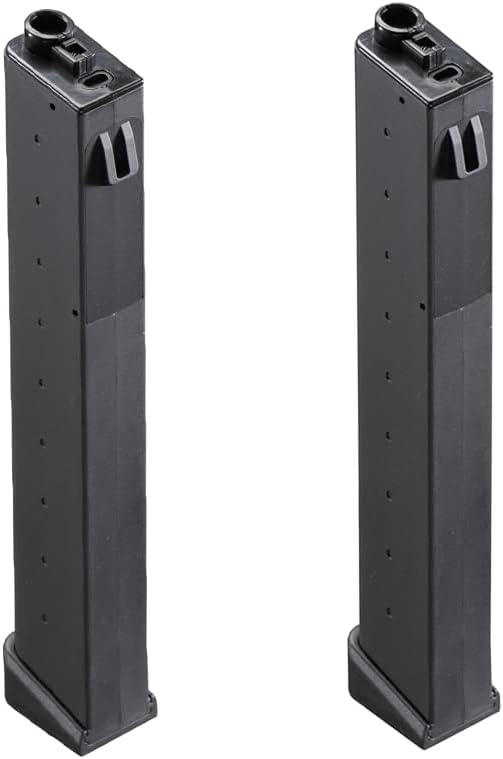 Lancer Tactical LT-35 120 Round 9mm Mid-Capacity Magazine for Battle X CQB 9mm (Color: Black) (2)