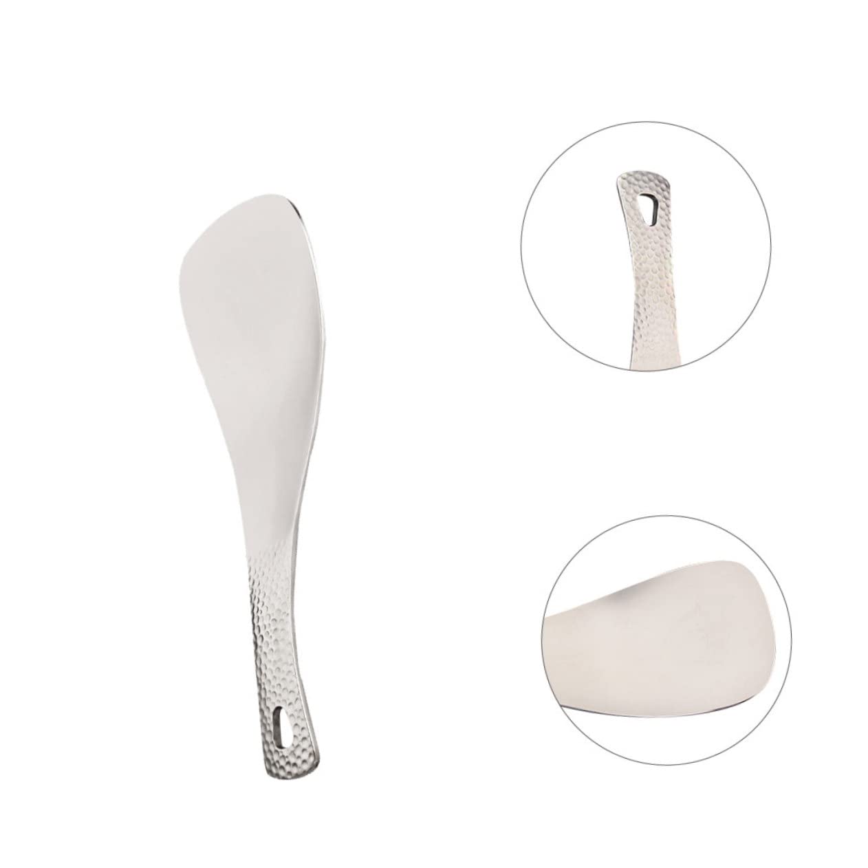 Sosoport 3pezzi Cucchiaio Da Campeggio Titanio Posate Portatili Ultraleggere Per Picnic e Attività Outdoor Resistente e Durevole Facile Da Riporre e Trasportare