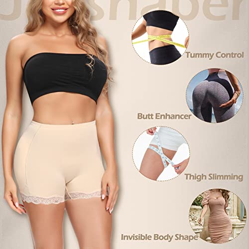 Image of JOYSHAPER Womens Padded Underwear Butt Lifter Panties Shapewear Tummy Control High Waist Hip Pads Enhancer Shorts