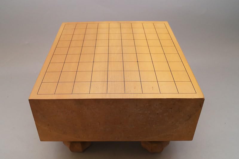 Amazon.co.jp: 将棋盤足つき ヘソ 縦34.5cm×横31cm×厚さ11cm（3寸） 足 