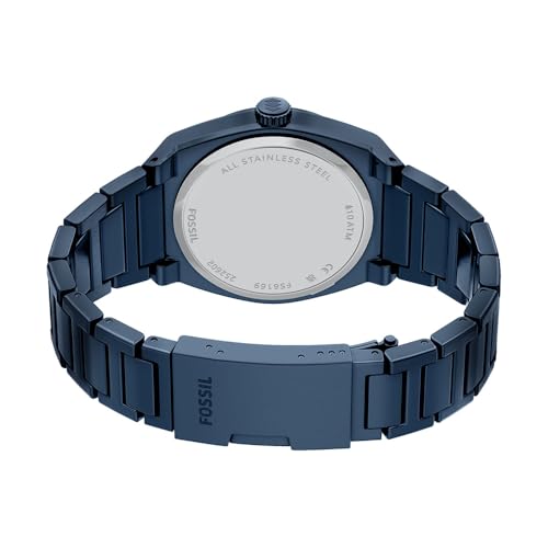 Image of Fossil Men's Everett Quartz Stainless Steel Watch, Three-Hand Watch for Men