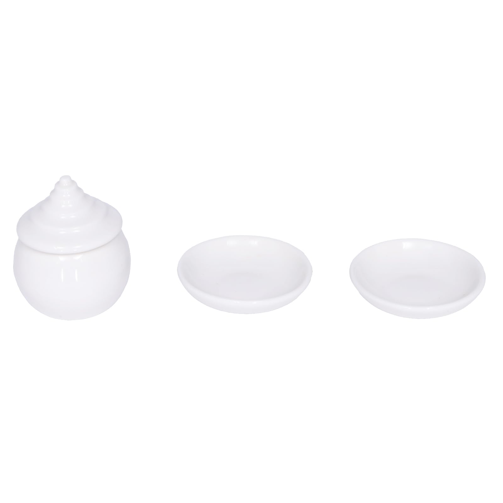Amazon｜神棚の匠 【神具セット ミニ 3点】 皿2枚 水玉1個 陶器