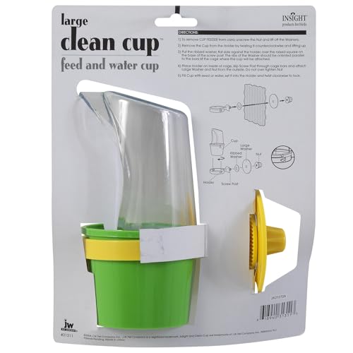 JW Pet Company Clean Cup Feeder and Water Cup Bird Accessory - Image 4