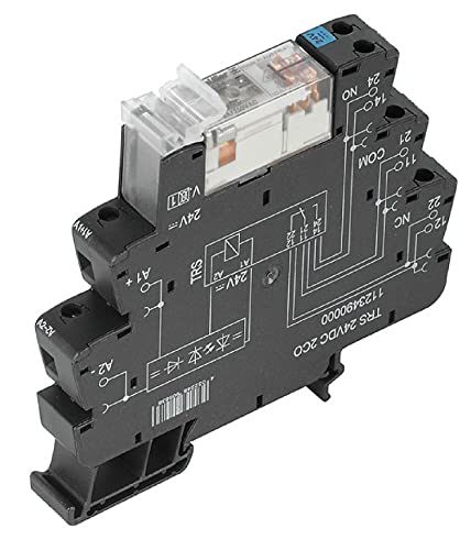 Weidmüller 1123490000 Trs 24Vdc 2Co Relè Accoppiatore, Attacco A Vite, Scatola Da 10
