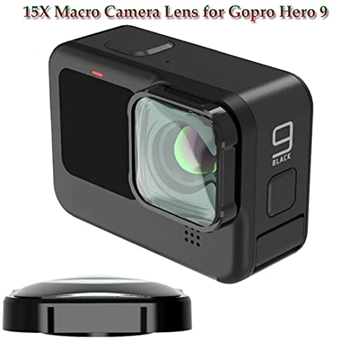 Macro Lens Vervangbare 15X Macro Action Camera Close-up Filter Optisch Glas Extra Lenzen Accessoires voor GoPro Hero 9… - Afbeelding 4