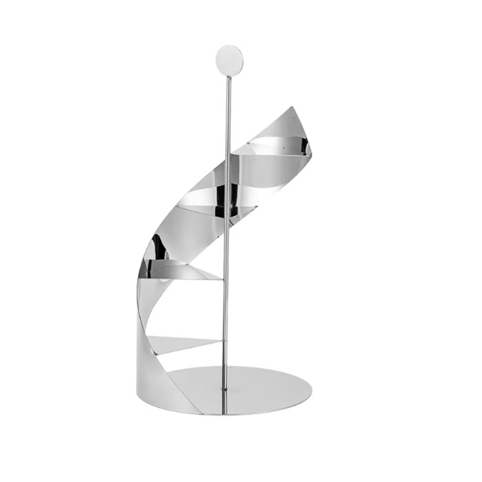 Yinj9562fg Cake display stand Rotating Multi-tier Cake Stands, Buffet Display, And For Creative Desserts Wedding(Silver)