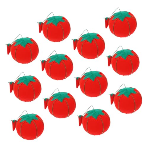 OSALADI Sewing Tomato Pins Pin Cushion Set Compact Needle and Thread Bag for DIY Crafts