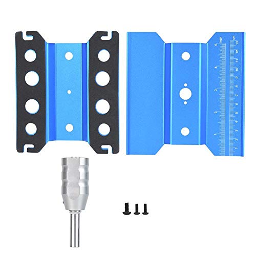 Dilwe Estación de Reparación de Automóviles RC, Plataforma de Montaje de Estación de Reparación de Rotación Soporte de Trabajo para 1/8 1/10 RC Model Car(Azul)