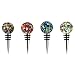 Blush 2138 Assorted Glass Globe Bottle Stoppers, Multicolor