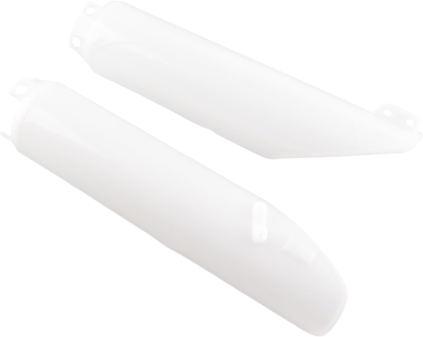 CR125 Front Fork Motocycle Fork Guard Protector White Front Shock Guard Cover Replacement for CR125, CR250, CR500, CRF250R, CRF250X, CRF450R, CRF450X, CRF 450 RX, CRF 450 RX