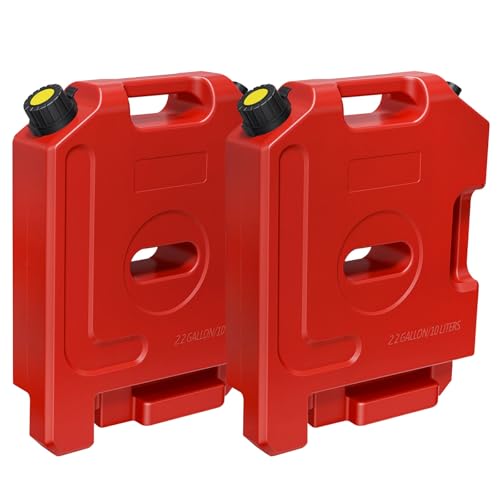 GAMINA KAVISI 2.2-gallon storage container Transfer Tank Storage Container fit for Most Cars (2PC) Equipped with an additional sealing ring.
