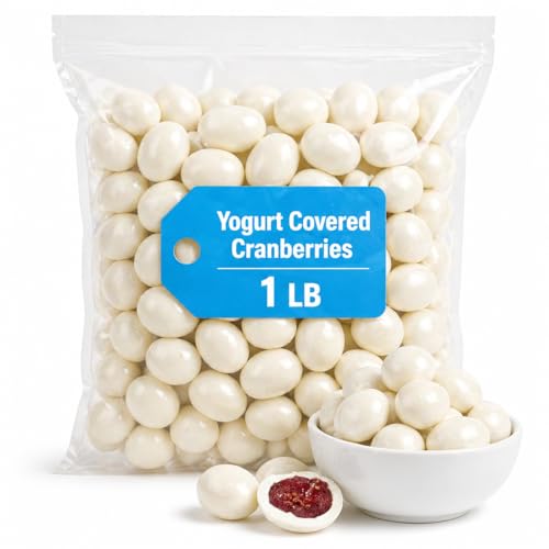 Yogurt Covered Cranberries, Sweet Tangy Dried Fruit Snack, Bulk 3 lb Bag image 4