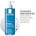La Roche-Posay Effaclar Purifying Foaming Gel Cleanser for Oily Skin, With Zinc Pidolate To Remove Excess Oil & Shine, Alcohol Free & Oil Free, Sensitive Skin Tested