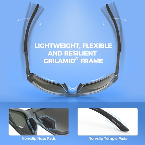 Image of KastKing Waccamaw Polarized Bifocal Sunglasses for Men Women, Wrap Design
