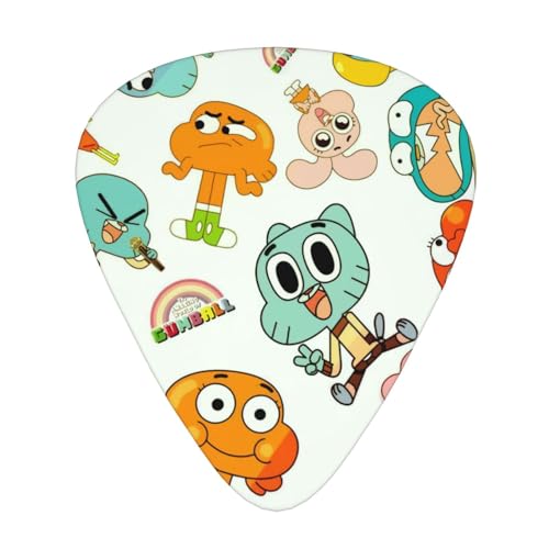 ギターピック おかしなガムボール 12枚セット ギターぴっく プレクトラム ギターピックセット 人差し指楽器ピック Guitar Pick