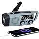 Kurbel Radio, 2000mAh notfallradio mit kurbel und solar AM/FM/SW Radio mit SOS Alarm Taschenlampe, 3 Wege Laden Emergency Radios, Innen Außen Camping Powerbank kurbel Klein Taschenradio