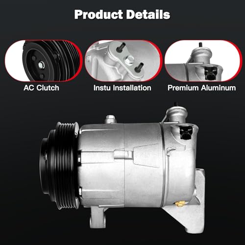 Image of CCIYU AC Compressor w /Clutch for Ford Fusion 2.3L 2006-2007
