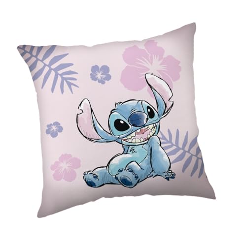 Disney Cojín Lilo & Stitch Cuadrado 40x40cm Rosa