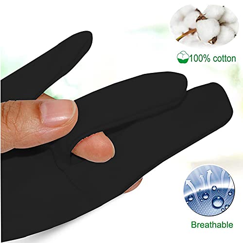 QSN STUFF Knitted Cotton Winter Glove for Men & Women | Double Layered Warm Hand Gloves | Sun Burn Protection | Outdoor Work, Bike Riding, Driving, Work Wear (1 Pair) 1