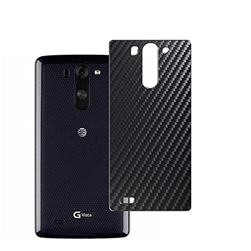 Puccy 2 Pack Back Screen Protector Film, compatible with LG G Vista D631 Guard Cover （ Not Tempered Glass/Not Front Screen Protectors）- Black