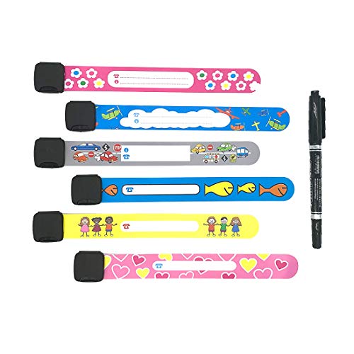 迷子用バンド 6枚セット 迷子札 pvc 子供 リストバンド 新生児 ID バンド ブレスレット IDの緊急連絡先リンクセーフティブレスレット子供のためのバックル屋外安全 調節可能 防水 可愛い 迷子用バンド 6枚セット 迷子札 pvc 子供 リストバンド 新生児 ID バンド ブレスレット IDの緊急連絡先リンクセーフティブレスレット子供のためのバックル屋外安全 調節可能 防水 可愛い