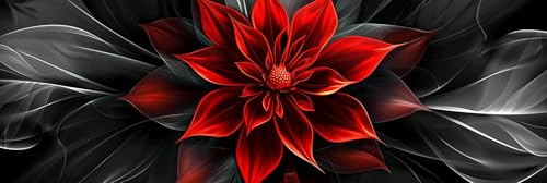 Peinture diamant adulte et fleur diamond painting grand format 50x150cm kit cristal Y419