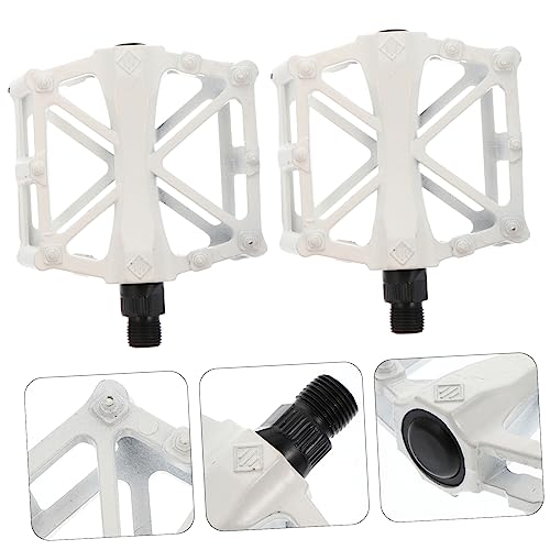 1 Pair Aluminum Alloy Slip Bicycle Pedals Hollow Design for Stability and Durability Professional Flat Pedals for Mountain Lightweight and Resistant4