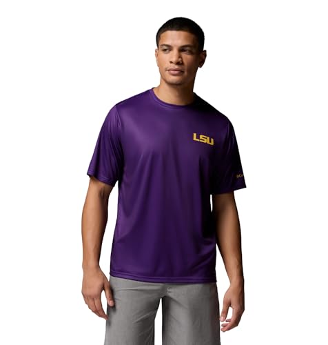 Chemise Columbia Terminal Tackle SS pour Homme, taille L en coloris LSU Vivid Purple