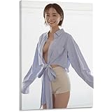 倉科カナ 可愛くて綺麗な女優さんの素敵なセクシーポスター (2) 壁アート キャンバス プリント リビング 寝室 ダイニングルーム バスルーム ホーム装飾 壁掛け12x18inch(30x45cm)