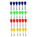 NOPEILVI 24 stücke Magnete Darts Plastiksicherheit Darts Spiel Ersatz Magnete Darts Sicherheit Kunststoff Dart Ersatz Dart Für Magnet Dartboard Erwachsene Ziel Spiel Spielzeug