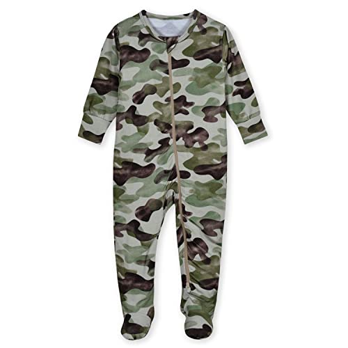 Image of Gerber Baby Girls' Toddler Buttery-Soft Snug Fit Footed Pajamas with Viscose Made with Eucalyptus