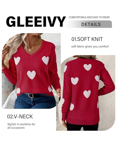 Image of Women's Spring Sweaters 2026 Casual Long Sleeve Pullover V Neck Lightweight Sweatshirts Cute Blouse Tops