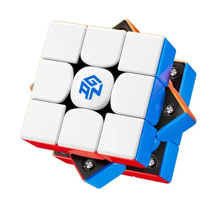 cubelelo gan v100 3x3 magnetic maglev frosted speed cube with core magnets | magnetic, core magnets, 3x3