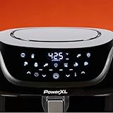 Power-XL Vortex Pro Air Fryer 8 Quart, 1700W, Nonstick Coating, Dishwasher-Safe, Built-in Food Dehydrator, Automatic Shut-Off, LED Touchscreen, 10 Presets, XL's Kitchen ApplianceS