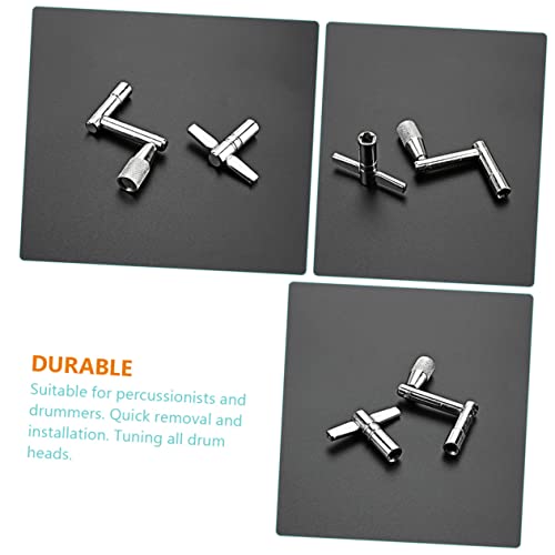 OFFSCH 1 Set Wrench Ergonomic Drum Key Tuner Pedal Drum Replacement Part Drum Spanner Drum Supplies Spanner for Drum Adjustment Drum Keys Drum Accessories Bass Tuner Snare Metal Tuning
