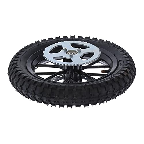 Roue Arrière, Remplacement de Pneu de Roue Arrière 12,5 X 2,75 Pouces pour Coolster 49 2 Temps Mini Dirt Bike QG-50