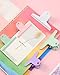 2PCS Extra Large Binder Clips Metal Bulldog Clips Large Paper Clamps Holder Chip Clips for Home School Office Drawing Bag Pink 4inch