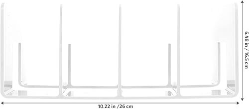 Vista 24 de Alipis Práctico sujetalibros escritorio estante de libros Dilicar libros titular de exhibición del estudiante Morado