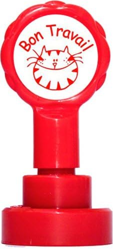 Teacher Stamps BR006 CM Stamp Self-Inking Teacher Good Work Random color)