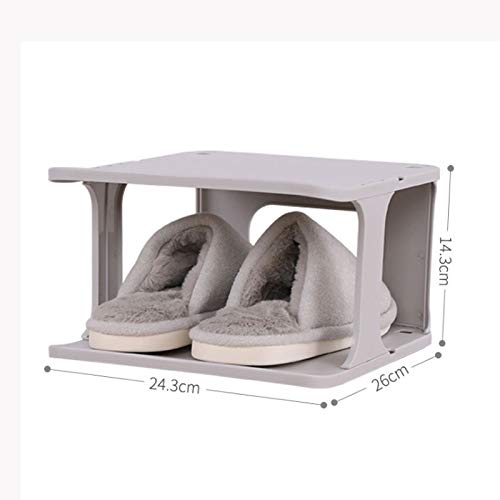 ArinkO platzsparendes Schuhregal aus Stoff für stapelbare Schuhaufbewahrung und Organisation