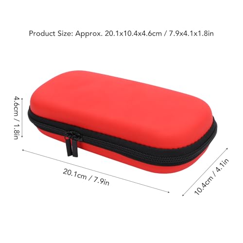 Image of Yunseity Hard Case for Red, Rugged, Hard Shell, Water , Two Way Zipper, Wrist Strap
